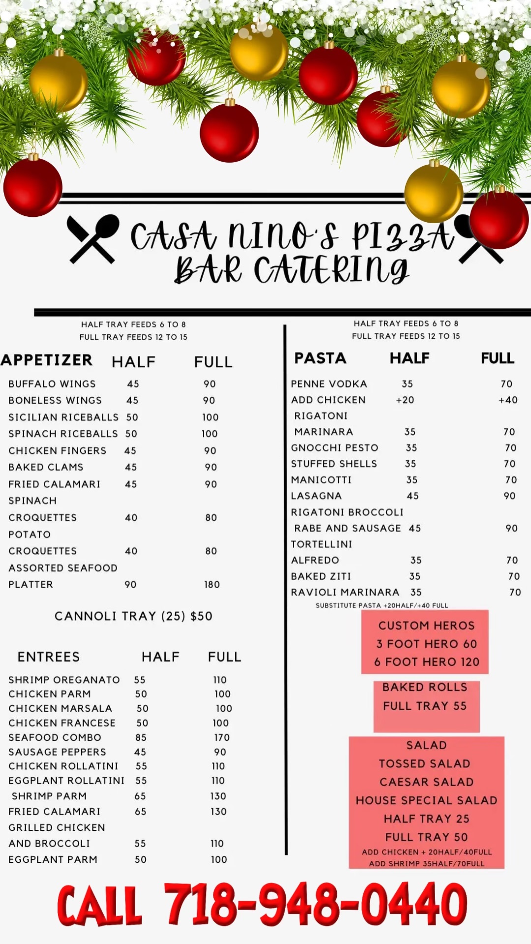 Casa Nino Pizza Bar Catering