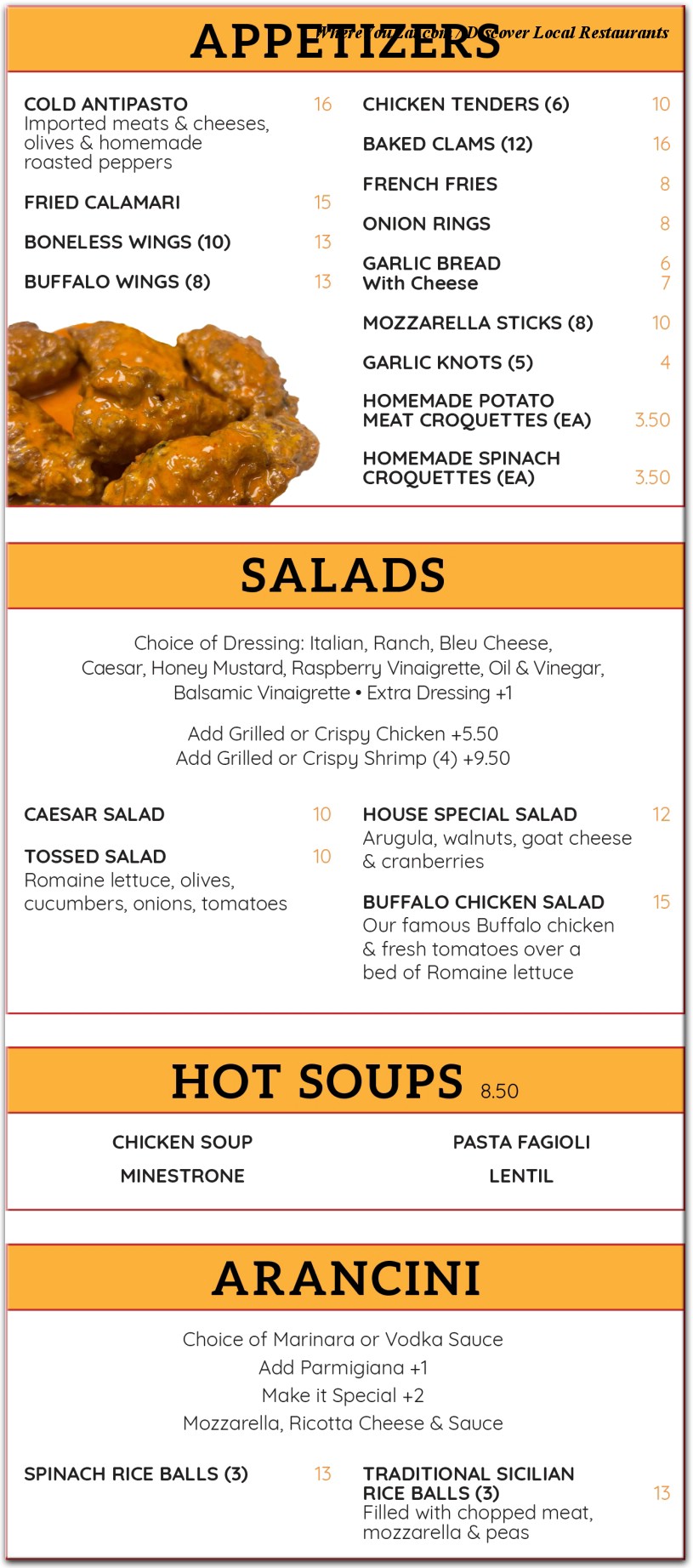 Casa Nino's food photos